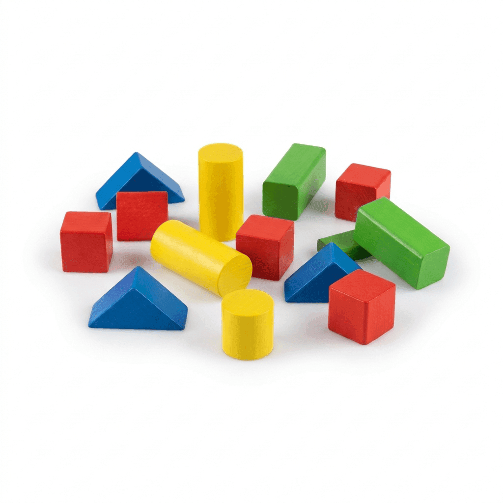 원목 블록 교구 100pcs